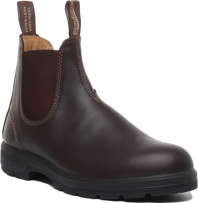Produktbild von Blundstone 550 prämie Lederstiefelette Walnussbraun – undefined / Braun