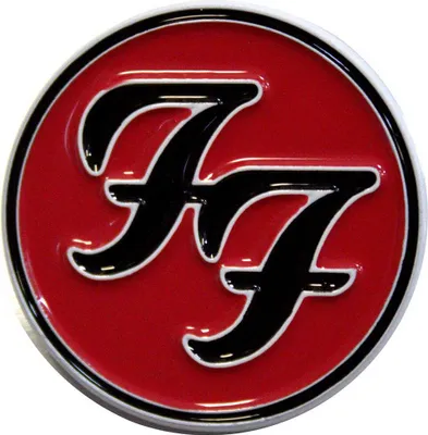 Image de Foo Fighters - Insigne "Flight Tag" - Métal, plastique RO9996 (Taille unique) (Rouge/Bleu)