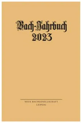 Zdjęcie produktu dla Bach-Jahrbuch 2023