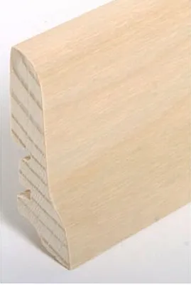 Produktbild von Sockelleiste Echtholzfurnier 20 x 60 x 2500 mm Birke Echtholzfurnier Fußleiste furniert by PROVISTON 62.5 Meter | 25 Stück