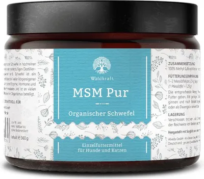 Produktbild von MSM Pur – Organischer Schwefel 360 g - Glastiegel