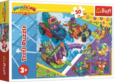 Productafbeelding van TREFL Puzzel Super Things: De Super-Spionnen, 30 stukjes