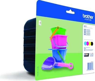 Immagine prodotto di Brother LC221 Value Pack - confezione da 4 pezzi - nero, giallo, ciano, magenta