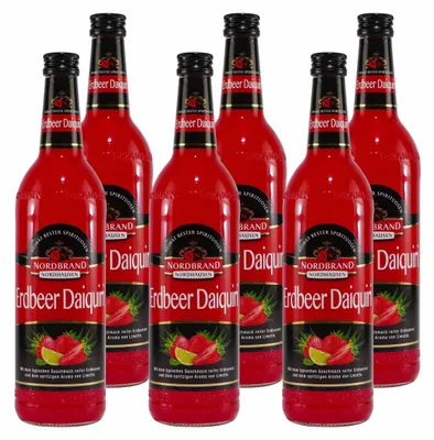 Produktbild von Nordbrand Erdbeer Daiquiri Likör (6 x 0,7L)