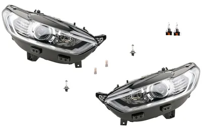 Immagine prodotto di Johns, Fari alogeni adatti a Ford Mondeo V 14 14- H15 set di lampadine Li Re 2284965 DS7313W030AG 2284998 DS7313W029AG