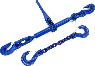 Produktbild von Zurrkette Güteklasse 10 2 - teilige Zurrkette 8 mm 5,0 m blau