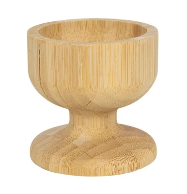 Produktbild von Eierbecher aus Bambusholz - 1x - blank - 5 x 5 cm - Fruhstucks-/Brunch-Service
