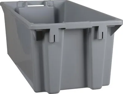 Produktbild von Drehstapelbehälter PP grau L800xB400xH300mm - K400/80 28480016
