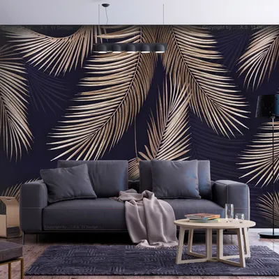 Produktbild von Vlies Fototapete tropische Blätter 400x280 cm Tapeten Wandtapete XXL Natur Botanik Pflanzenmotiv b-A-10078-a-b