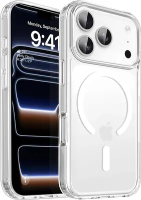 Produktbild von Schutzhülle für iPhone 17 Pro kompatibel mit MagSafe – Transparente Silikon Handyhülle