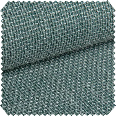 Produktbild von novely® LANZ SOFT - Melierter Polsterstoff mit Webstruktur - Grob gewebter Möbelstoff - Pflegeleichte Meterware 1lfm - Farbe: 75 Petrol Hellgrau