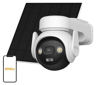 Produktbild von Imou AOV PT 5MP, IP-Sicherheitskamera, Draußen, Kabellos, Wand, Weiß, Turret