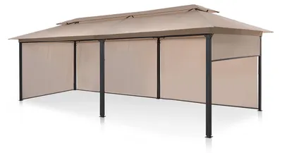 Obrázek produktu pro Blumfeldt Grandezza Cortina, zahradní pavilon, 3 × 6 m, 4 boční díly