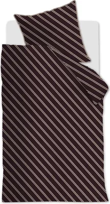 Produktbild von vtwonen Bettwäsche Diagonal_Dark Red_DE_UV_155x220 155 x 220 cm + 1x 80 x 80 cm 1 Bettbezug, 1 Kissenbezug