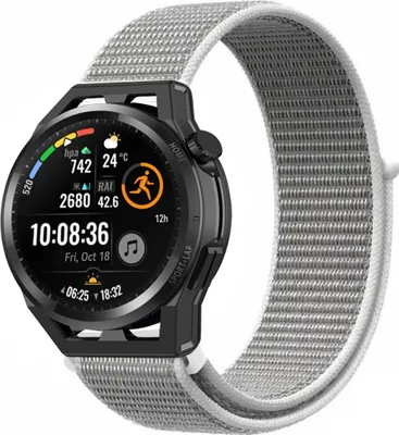 Produktbild von Strap-it Huawei Watch GT Runner Nylonarmband (Muschel)