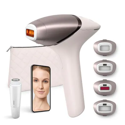 Produktbild von Philips Lumea IPL 9900 Series BRP958/00 IPL Haarentfernungsgeraet mit SenseIQ, Lichtimpulstechnologie (IPL), Pink, Rose, 8,5 min, 2,5 min, 2 min, 1,5 min