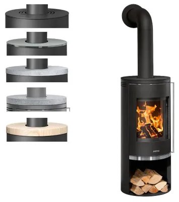 Produktbild von Justus | Kaminofen | Faro 2.0 | 6 kW | Farbwahl