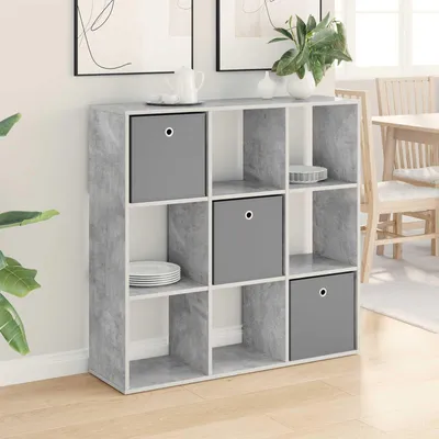Produktbild von vidaXL Sideboard mit Schubladen Beton Grau 102 x 31 x 99,5 cm