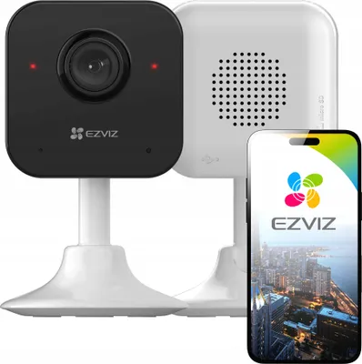 Produktbild von Ip Kamera Wifi Ezviz H1C Fullhd 108° Ir10M Audio Personenerkennung 512Gb Smart