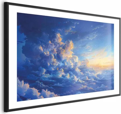 Produktbild von Posterpapier Poster - When the Sky Becomes Canvas: A Masterpiece of Nature in the Clouds 60x40 cm Muster b-H-10029-ao-a