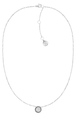 Productafbeelding van Tommy Hilfiger sieradencollectie: Hangerketting voor dames, gemaakt van roestvrij staal met kristal