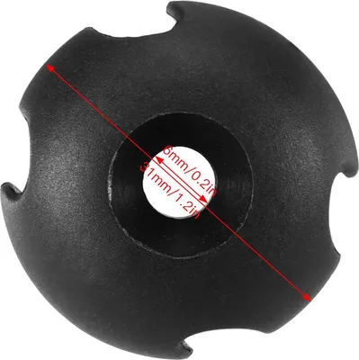 Productafbeelding van 10 stuks deklijnsgeleiders, met sleuf, rond, geschikt accessoire voor kajak, kano, boot