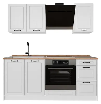 Imagen del producto de Cocina para solteros Vicco R-Line Blanco casa de campo/Blanco 180 cm sin encimera, Model 67821