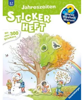 Produktbild von Wieso? Weshalb? Warum? Stickerheft - Jahreszeiten