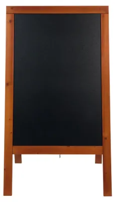 Produktbild von Securit® Woody – Große Pflasterplatte aus Kiefernholz in Mahagoni, 120 cm