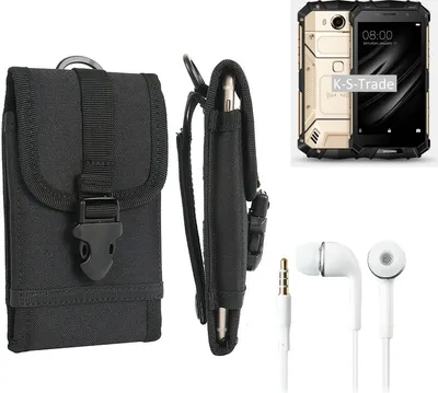 Produktbild von K-S-Trade Holster Schutz-Hülle kompatibel mit Doogee S60 Gürteltasche Handy-Hülle Schutz Hülle Gürtel Tasche Handy Tasche outdoor Seitentasche