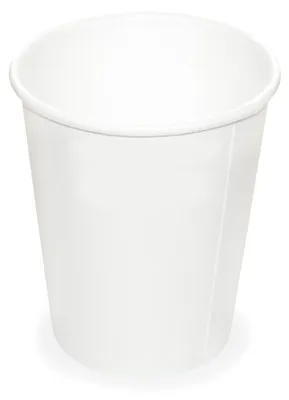 Produktbild von 100x Heiß- und Kaltgetränkebecher Pappbecher weiß 200ml 280ml Ø 80mm