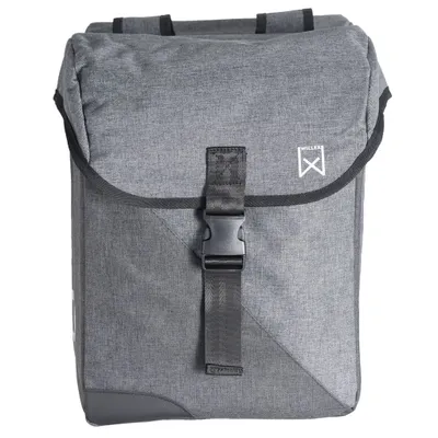 Produktbild von Willex Doppel-Fahrradtasche 800 Grau und Schwarz 33 L