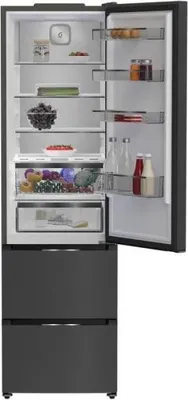 Produktbild von Whirlpool WHKF 6353 XBR6E, 351 l, SN-T, 6 kg/24h, C, Fresh Zone Fach, Schwarz