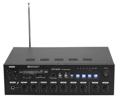 Imagen del producto de Omnitronic CPZ-120P: Sistema compacto, con conexión USB y Bluetooth