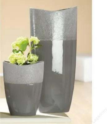 Produktbild von Gilde Keramik Ovalvase Crackle Höhe 35 cm