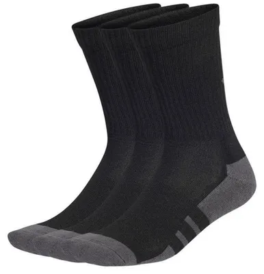 Image de Adidas - Chaussettes « Essential » pour hommes/femmes unies (lot de 3) PP5487 (39,5 EU - 42 EU) (noir)