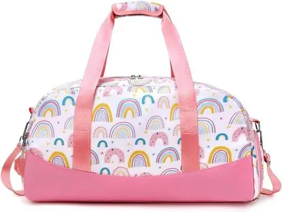 Produktbild von Sporttasche für Kinder, Reisetasche mit Schuhfach. Geeignet für Jungen und Mädchen. Sporttaschen/Turnbeutel, Yogatasche