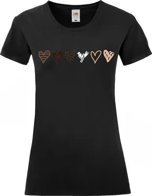 Immagine prodotto di T-shirt da donna PAULGOS "6 cuori"