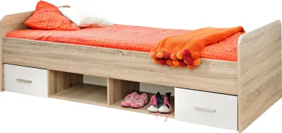 Zdjęcie produktu dla Łóżko DINO 90x200 dąb/biały mat