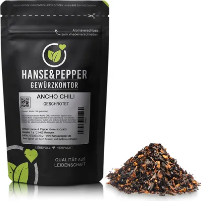 Produktbild von 50g Ancho Chili geschrotet