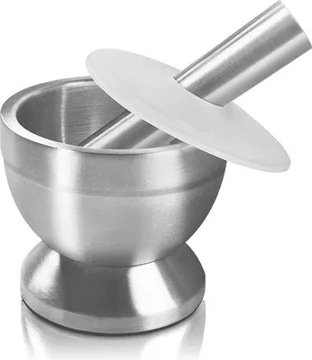 Immagine prodotto di Schiaccia-aglio, sostenibile, spezie, erbe aromatiche - Set di pestelli e macinini, pestelli, macinini, chicchi, aglio, erbe aromatiche, alimenti, cucina
