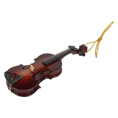 Obrázok produktu pre Miniatúrne husle Závesná ozdoba, živica nástroj vianočný ornament, gitara ornament, miniatúrne hudobné nástroje dekor, hudobný nástroj vianočné dekorácie, Mini hudobný nástroj dekor