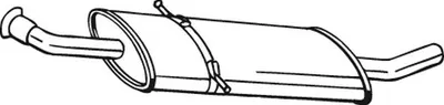Produktbild von BOSAL 175-013 Mittelschalldämpfer Schalldämpfer passend für MERCEDES-BENZ B-Klasse (W245)