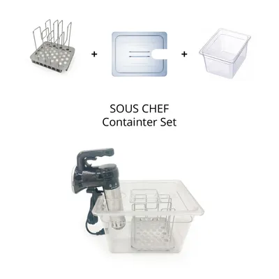 Produktbild von LA VAGUE SOUS-CHEF - Sous Vide Container Set TRANSPARENT