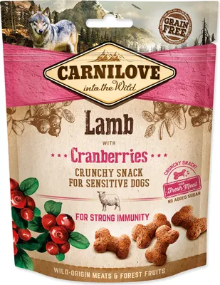 Produktbild von CARNILOVE Fresh Crunchy Lamm+Cranberry Hundeleckerli - 200 g