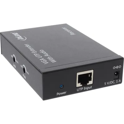 Produktbild von InLine® VGA Extender/Empfänger über UTP, mit Audio, bis 300m