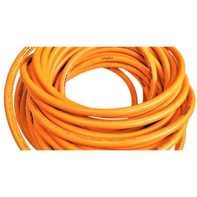 Image de Tuyau à gaz propane-butane Zatechs vendu au mètre PVC 10 m 10 bars Ø 6,3 mm sans raccords Barbecue à gaz Réchaud de camping Cuisine de camping-car Industrie
