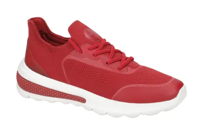 Produktbild von Geox SPHERICA ACTIF A Damenschuhe - sportliche Slipper - Halbschuhe rot NEU