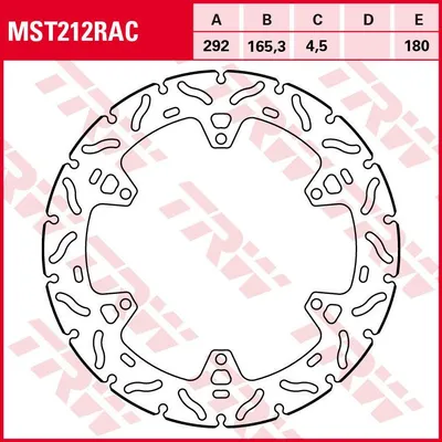Obrázek produktu pro TRW Bremsscheibe Rund Starr Abe