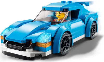 Produktbild von LEGO 60285 City Sportwagen, Rennauto mit abnehmbaren Dach, Rennwagen-Spielzeug für Mädchen und Jungen ab 5 Jahre